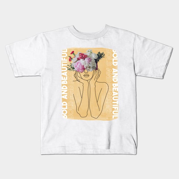 Bold and Beautiful Kids T-Shirt by Aanmah Shop